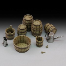 RM641 Wine barrels and farm accessories