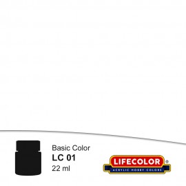 Colori Acrilici Lifecolor fondamentali opachi LC01