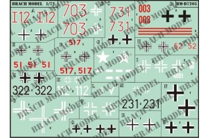 Decalcomanie Brach Models BMD7205
